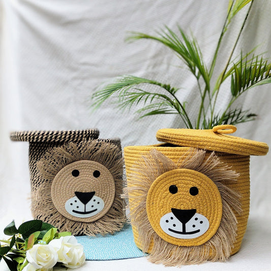 Lion Storage Basket